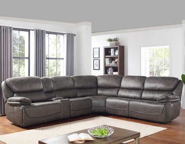 Plaza 6-Piece Power Reclining Sectional - Image 3