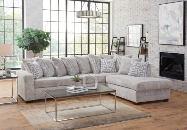 2865 Galactic Oyster Chaise Sectional