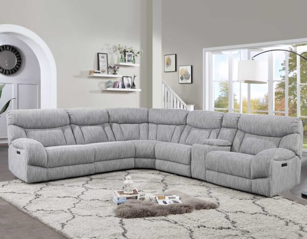 Park City 6-Piece Dual-Power Sectional - Image 2