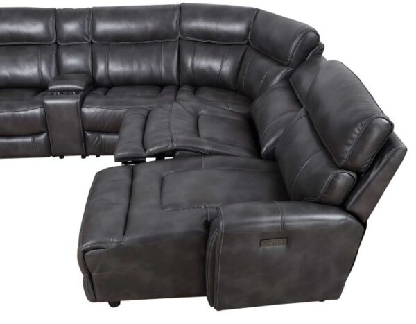 Provo 6-Piece Dual-Power Chaise Sectional - Image 3