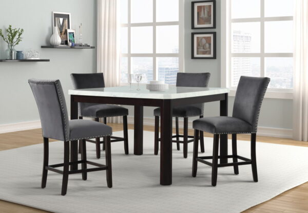 Generation Trade Sapphire Counter Dining Room Set in Gray