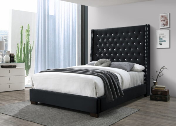 Generation Sasha "Black King" Platform Upholstered Bed